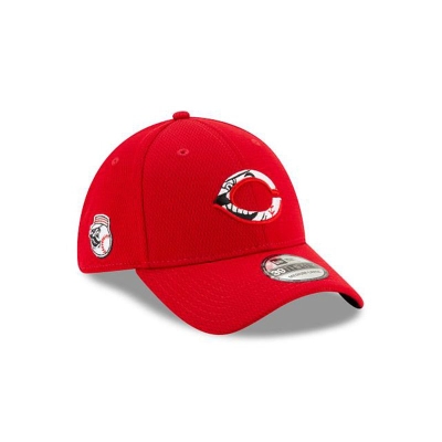 Red Cincinnati Reds Hat - New Era MLB 2021 Spring Training 39THIRTY Stretch Fit Caps USA7069832